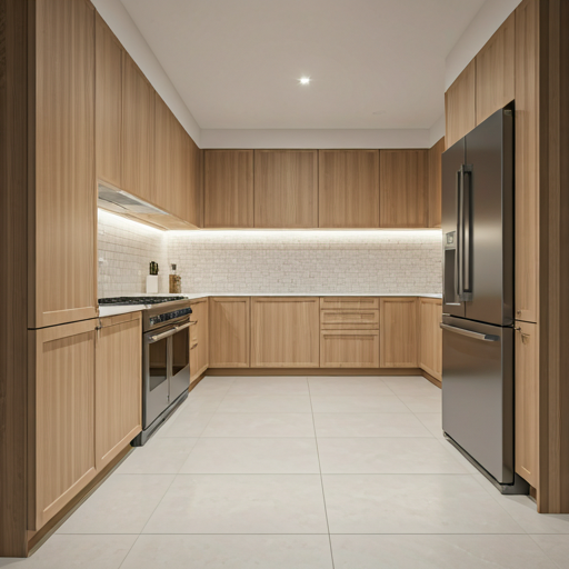 Premium carpentry custom wooden kitchen doors